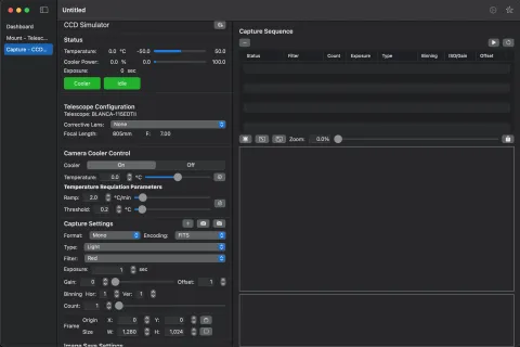 Camera Control Window